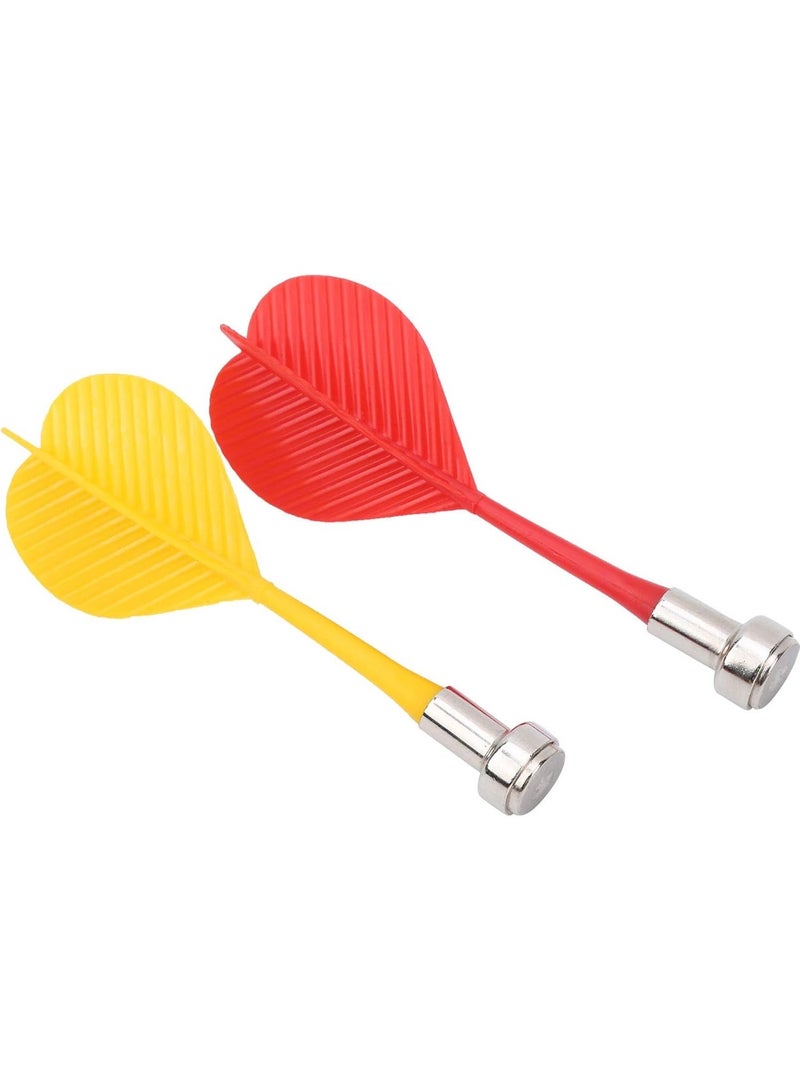 سهام مغناطيسية آمنة مع أطراف معدنية للوحة رمي السهام القياسية 6 قطع، متعددة الألوان - Image 2