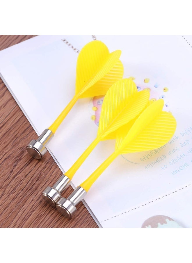 سهام مغناطيسية آمنة مع أطراف معدنية للوحة رمي السهام القياسية 6 قطع، متعددة الألوان - Image 4