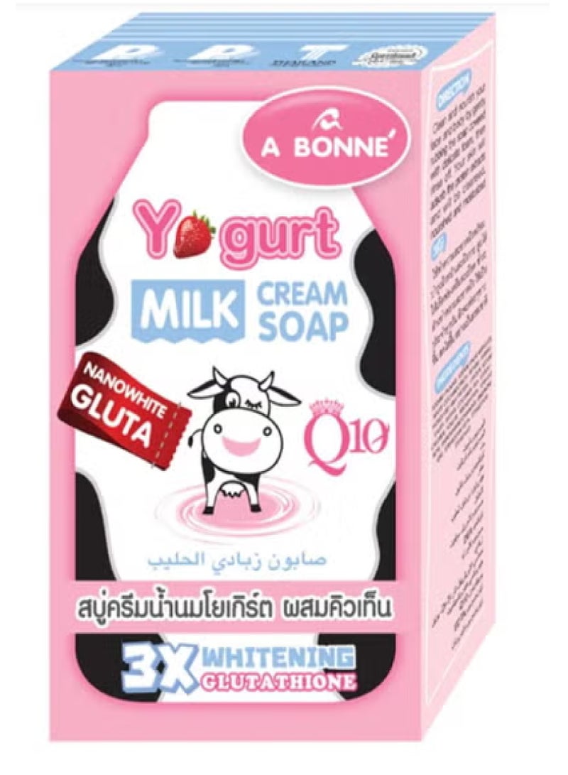 إيه بون صابون كريم الحليب والزبادي 90 جرام - Image 1