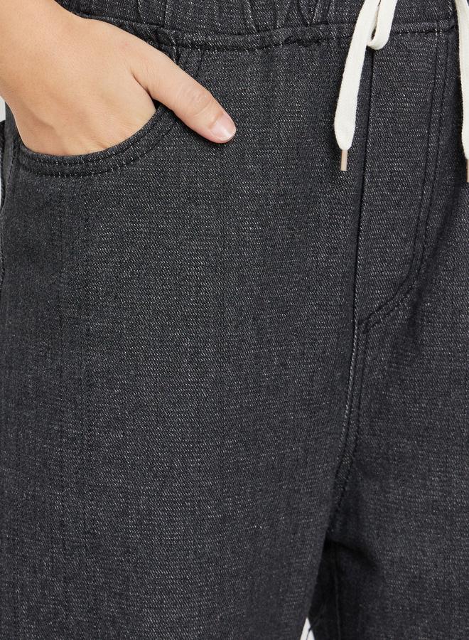 Styli Women Grey Wide Leg Jeans - Image 3