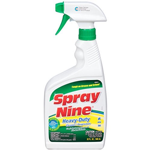Spray Nine 26810 Heavy Duty Cleaner, Degreaser & Disinfectant for Kitchens, Bathrooms, Yard Equipment, Automotive & Industrial 32 Fl Oz. (Pack of 1) - Image 1