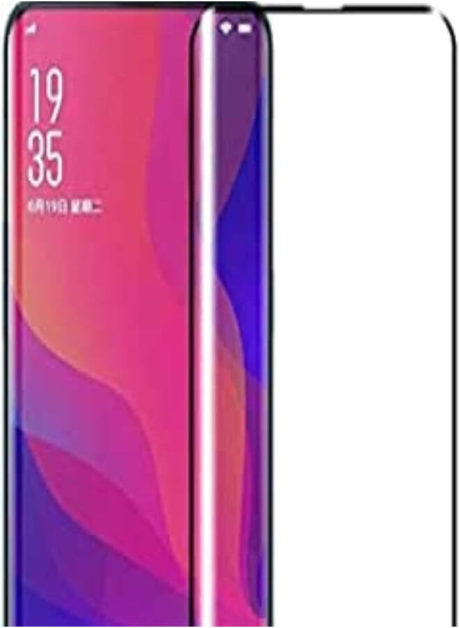 Dragon Dragon Tempered Glass Screen Protector For Oppo Find X / 5D - Black 