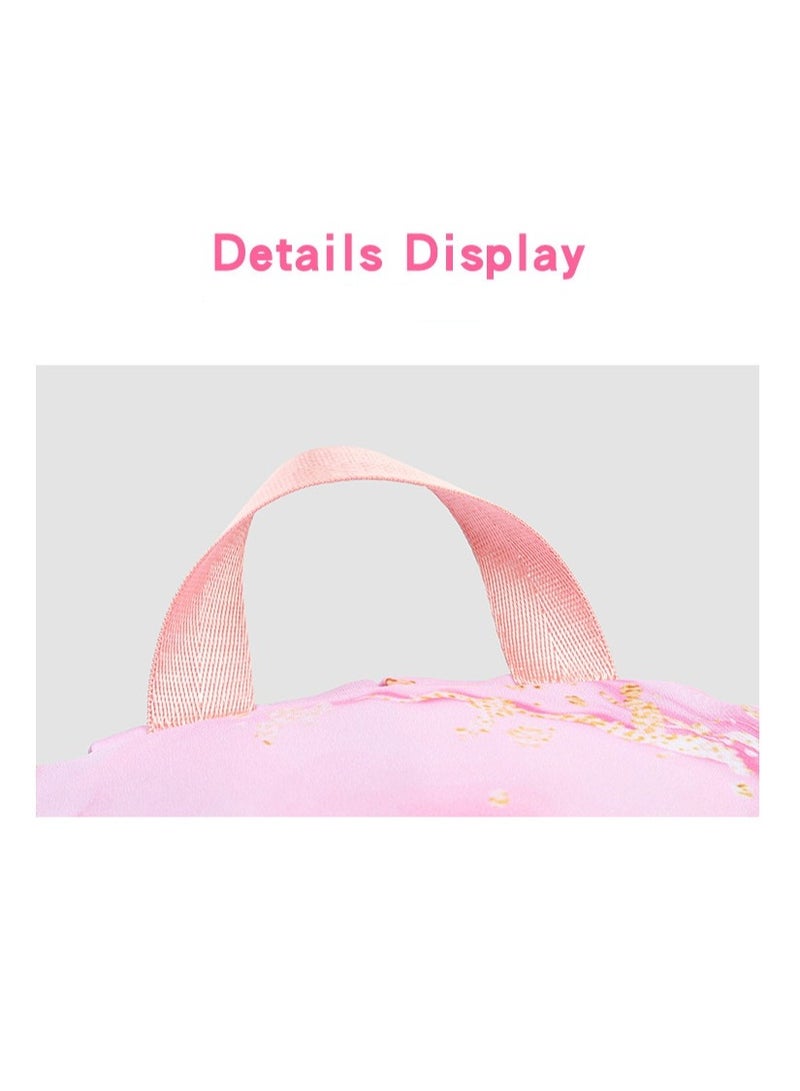 Stitch Golden Quicksand Texture Schoolbag Waterproof Primary and Secondary School Student Backpack Youth Travel Backpack 31*43*15CM + Lunch Bag 27*20*20CM + Pencil Case Three-piece Set - Image 4