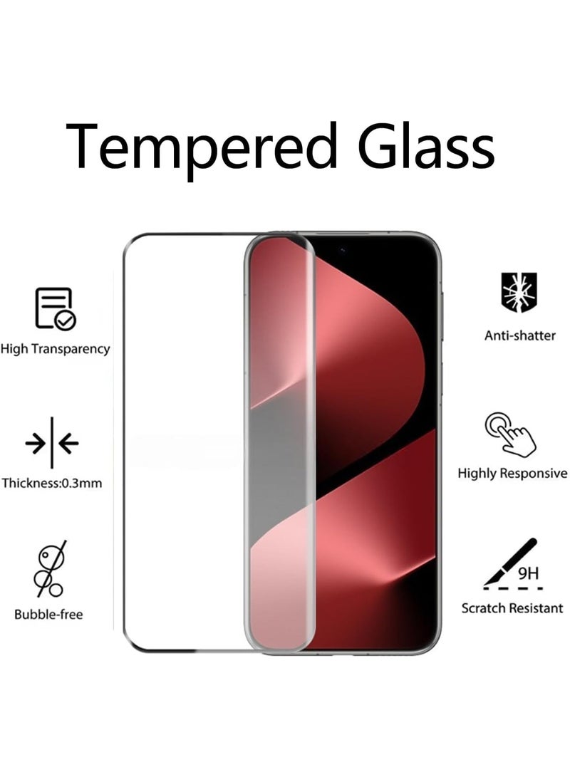 Muzz Screen Protector Designed for Huawei Pura 80 Ultra 2025 Full Glue Bubble Free Anti-Scratch Anti-Fingerprint 9H Hardness 3D Curved Edge Tempered Glass Screen Protector for Huawei Pura 80 Ultra - Image 2