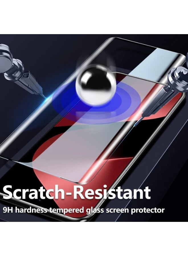 Muzz Screen Protector Designed for Huawei Pura 80 Ultra 2025 Full Glue Bubble Free Anti-Scratch Anti-Fingerprint 9H Hardness 3D Curved Edge Tempered Glass Screen Protector for Huawei Pura 80 Ultra - Image 3