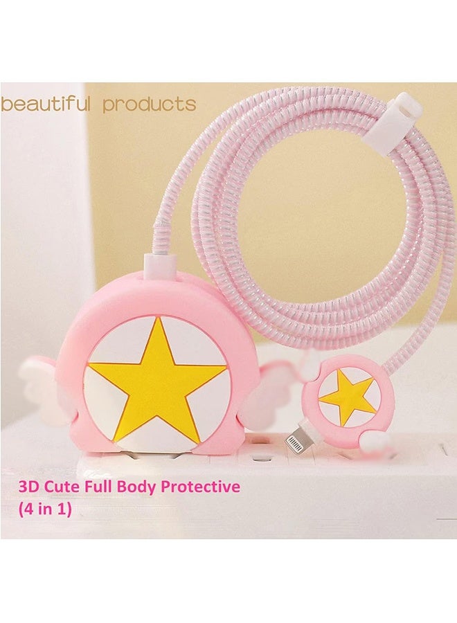 Lovely Protective Case for 18W/20W USB-C Adapter Charger, 3D Cartoon Protective Cover, Cable Protector Sleeve for iPhone Charger  - Image 4