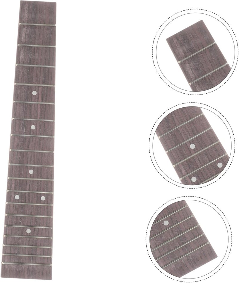 Abaodam Wooden Ukulele Fretboard Frets for Acoustic Guitar Replacement and Practical Guitar Accessory for Musicians - Image 5
