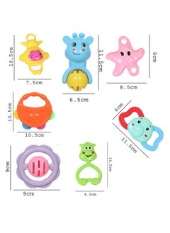 VGRASSP Educational Baby Hand Rattle Toys (0-3 Years) - Non-Toxic, Hold and Shake Toy Multi-Color (7Pcs) - pzsku/ZD6810D92F0D0DB809247Z/45/_/1736426804/e646c6df-2a8c-4244-84c5-9c94d83abd91