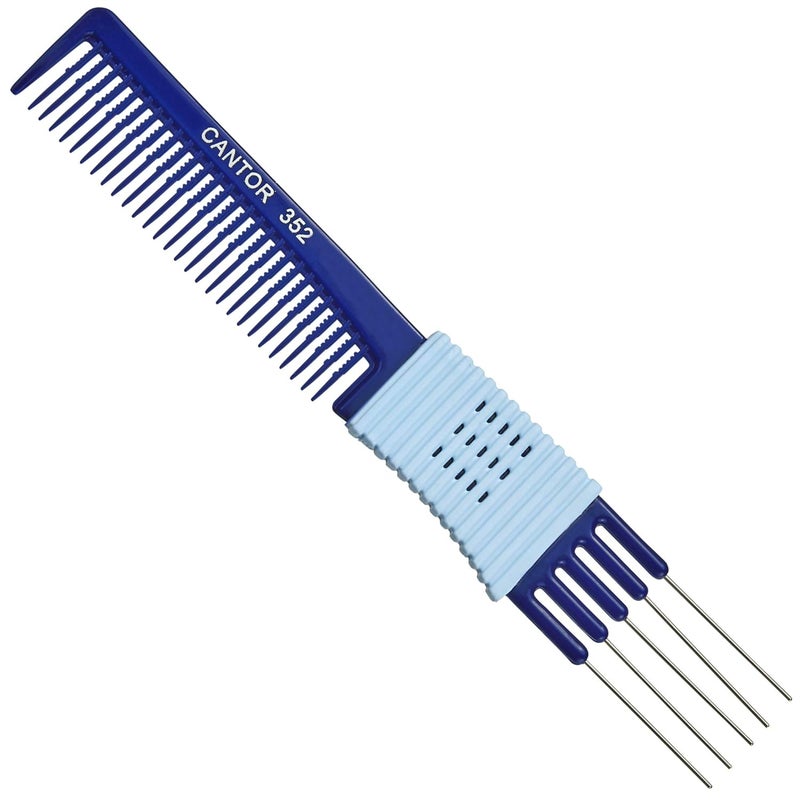 Lift Teasing Comb and Hair Pick  1 Pack Five Stainless Still Lifts  Chemical and Heat Resistant Detangler Gripper Comb  Anti Static Comb For All Hair Types  By Cantor