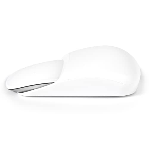Ascrono Mouse Grip - Perfect Accessory for Apple Magic Mouse 2 - Ergonomic Grip, Enhanced Comfort, Optimal Control, and Added Protection in White - Image 1
