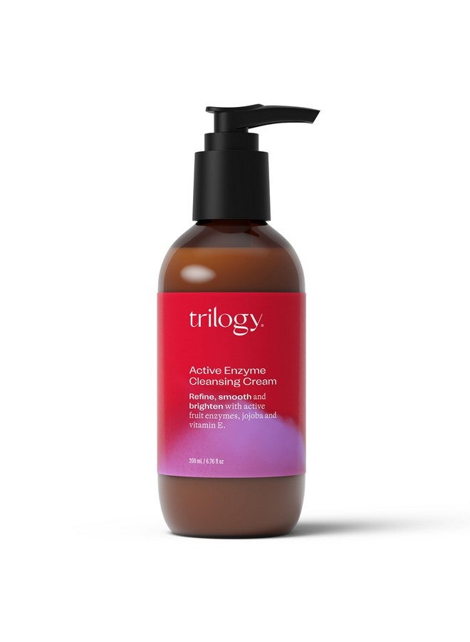 تريلوجي كريم التنظيف الإنزيمي النشط من تريولوجي، مقشر ومفتح، 6.76 أونصة سائلة - Image 1