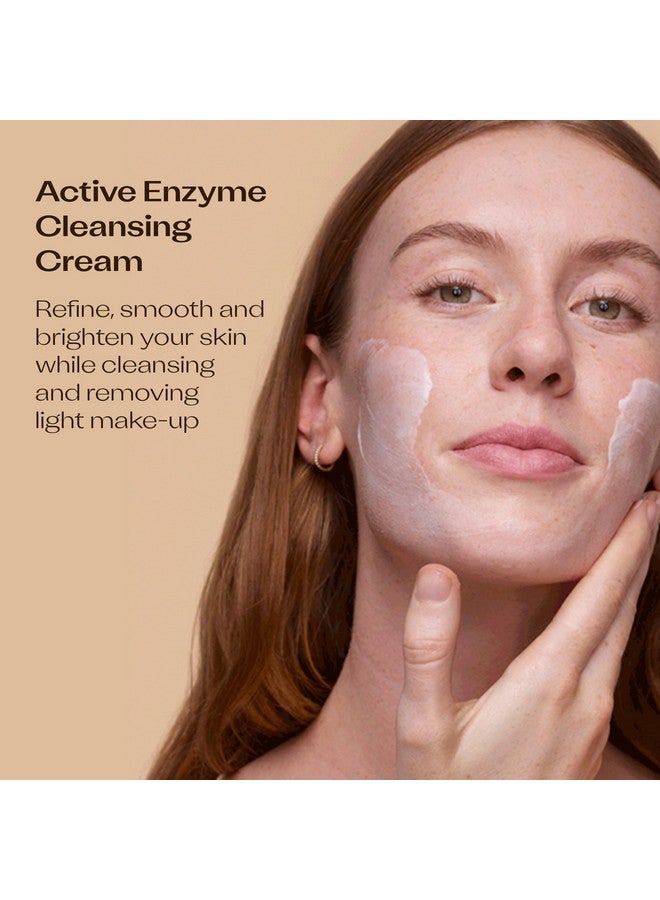 تريلوجي كريم التنظيف الإنزيمي النشط من تريولوجي، مقشر ومفتح، 6.76 أونصة سائلة - Image 2