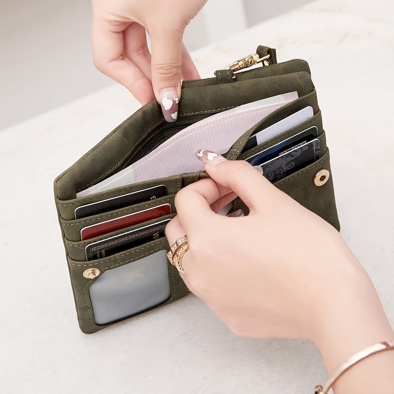 MIYIN Women's Vintage Mini Wallet with Wrist Strap - Image 4