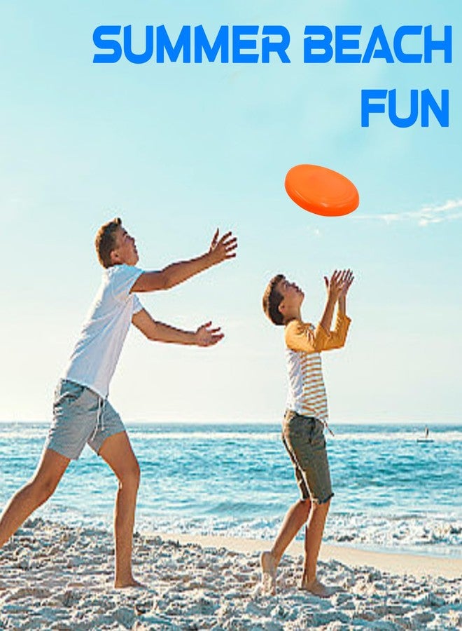 Anzmtosn 8 Inch Sport Flying Disc, Beach Sand Sport Ring Toys, Large Beach Flying Ring Toy Sets Kit for Pool Playground Toy Gift Set Bundle for Kids Boys Girls Outdoor Garden Backyard Pack- 8 Pack - Image 3