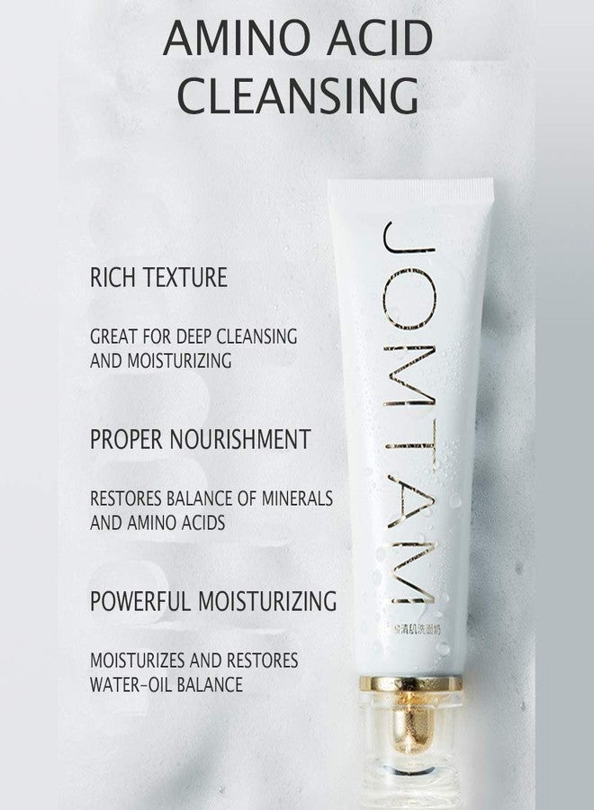 JOMTAM Amino Acid Cleansing Facial Anti-Acne Essence Moisturizing Natural Ingredients Water-Oil Balance 100G - Image 4