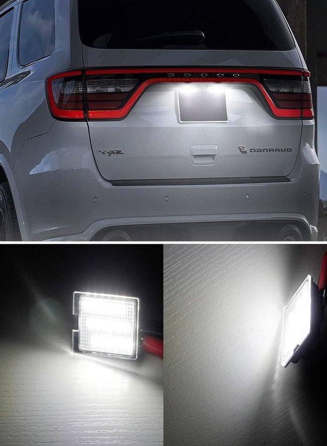 بست فيو مجموعة مصابيح لوحة ترخيص LED من Bestview، متوافقة مع شاحنات دودج دورانجو بيك أب موديلات 2014-2024، لون أبيض 6000 كلفن، عبوة من قطعتين - Image 5