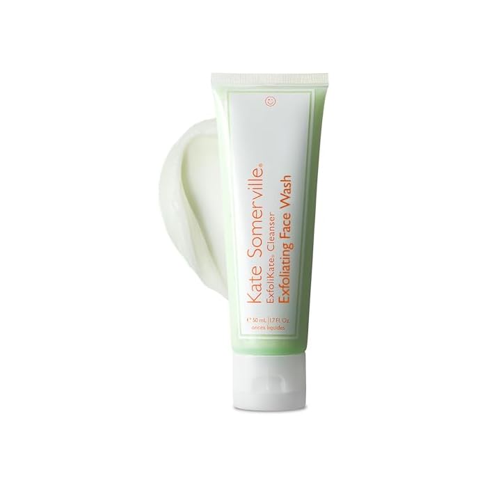Kate Somerville ExfoliKate Cleanser – Daily Exfoliating Foaming Face Wash – Clinically Formulated Glycolic Acid and Lactic Acid Gentle Facial Scrub