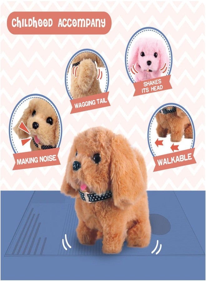 ELETO Cute Plush Puppy Toy for Kids | Walking, Barking & Jumping Dog with Tail Wagging | Soft Interactive Pet Toy for Babies & Toddlers - Image 3