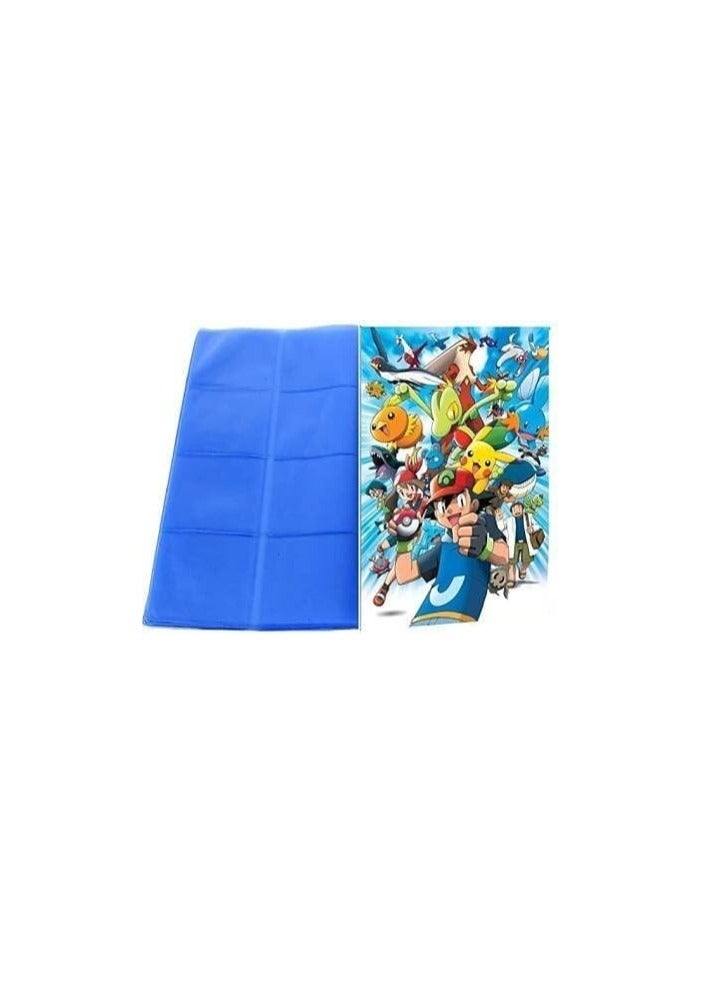 Chuangyu Large Album 208 Spaces (Multicolor) | Cartoon Album Printed with Pokemon and Moon Cards, Gift Card Pack for Kids Boys - Image 4