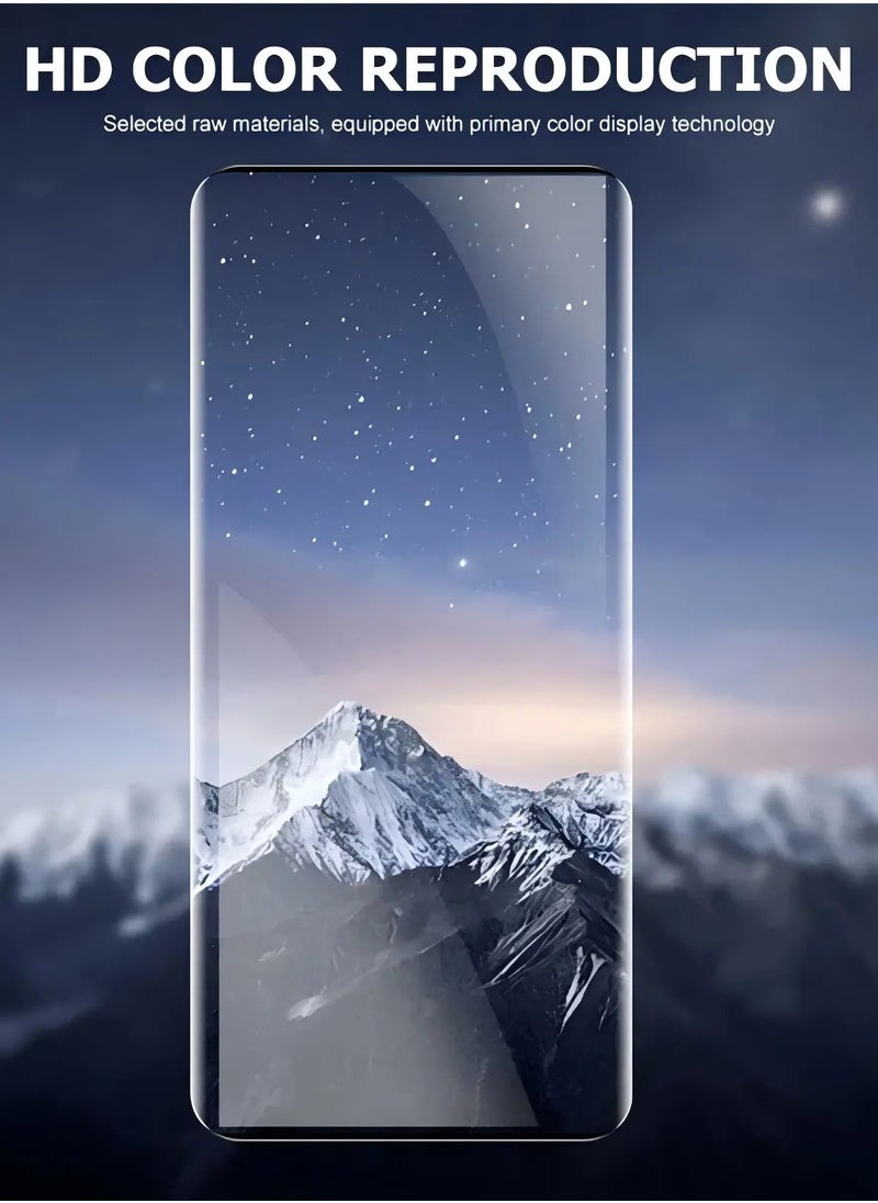 Youque - 2 Pieces Honor X9c 5G Tempered Glass Screen Protector, 3D Full Coverage, 9H Tempered Glass Film, HD Transparent, Anti-scratch and Bubble-free, Easy to Install - Image 1