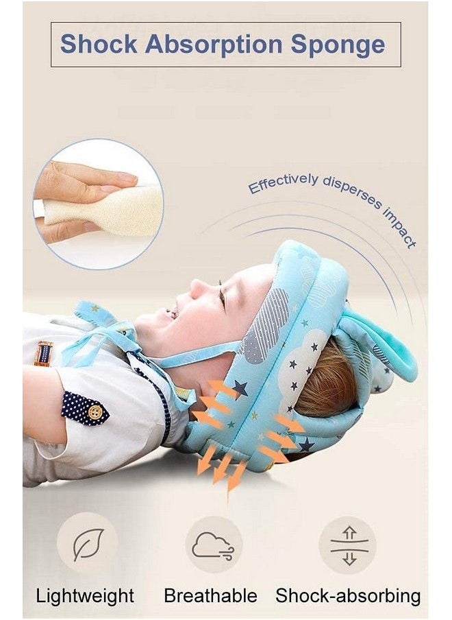 Snowie Soft - Baby Head Protector Adjustable Size Baby Learn To Walk Or Run Soft Safety Helmet Infant Antifall Anticollisionfor Baby Months~5 Years Old (Multicolour 3) - Image 1