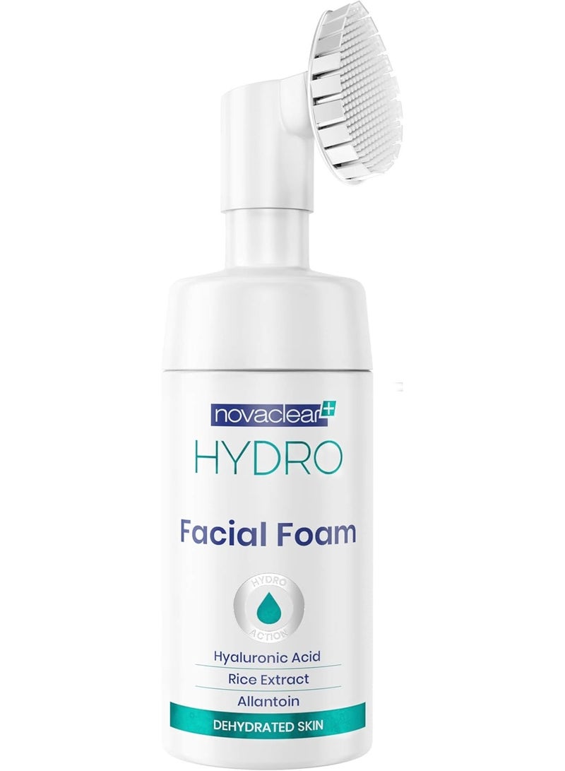 Novaclear Hydro Facial Foam 100ml – Hydrating Face Wash with Hyaluronic Acid, Rice Extract & Allantoin - Image 1