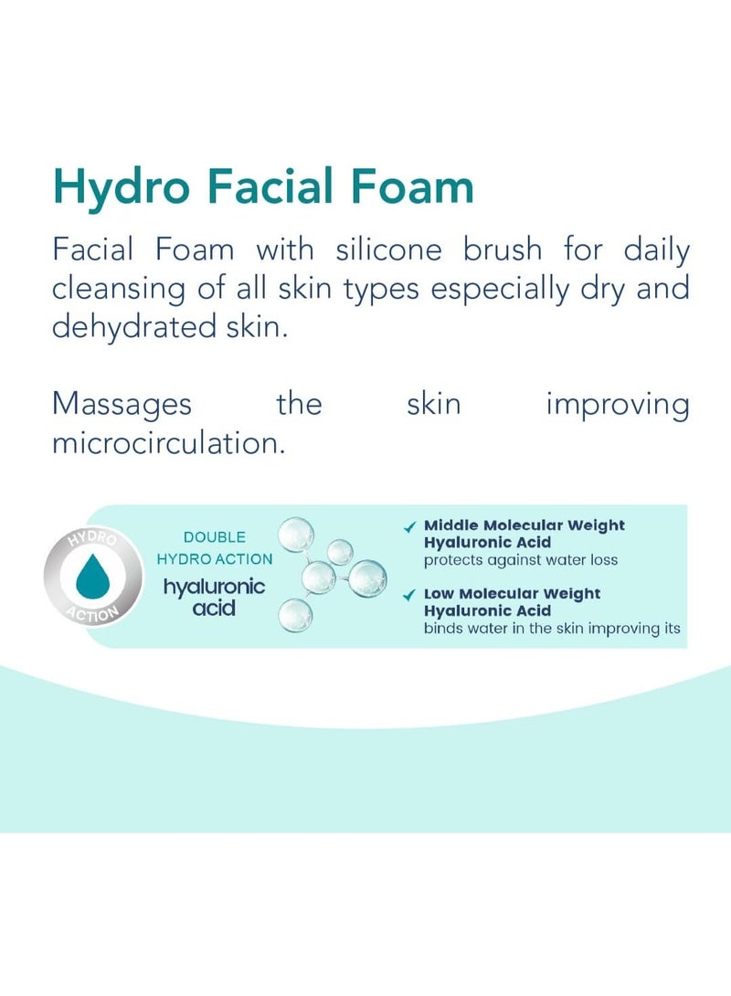 Novaclear Hydro Facial Foam 100ml – Hydrating Face Wash with Hyaluronic Acid, Rice Extract & Allantoin - Image 3