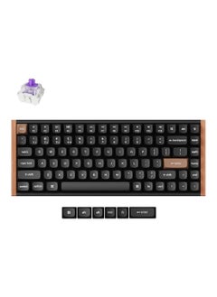 Keychron Keychron K2 HE Rapid Trigger Wireless Custom Mechanical Keyboard with Hall Effect Gateron Double-Rail Magnetic Switch, QMK 2.4 GHz Bluetooth 5.2 RGB Compatible with Mac Windows Linux (Aluminum + Wood)  - Image 1