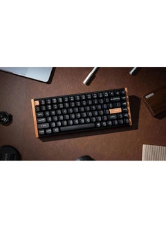 Keychron Keychron K2 HE Rapid Trigger Wireless Custom Mechanical Keyboard with Hall Effect Gateron Double-Rail Magnetic Switch, QMK 2.4 GHz Bluetooth 5.2 RGB Compatible with Mac Windows Linux (Aluminum + Wood)  - Image 3