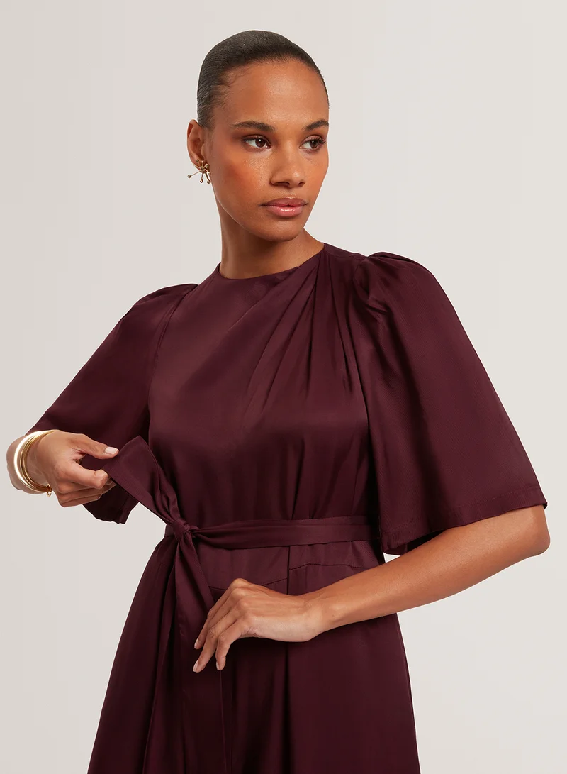 Ted Baker Drape Neck  Wide Leg Jumpsuit