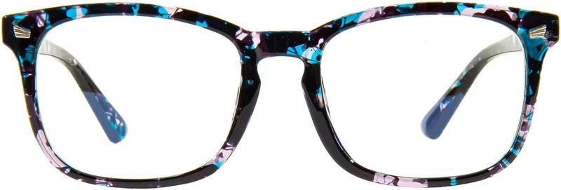 MAXJULI Blue Light Blocking Glasses,Computer Reading/Gaming/TV/Phones Glasses for Women Men(Green-Black Tortoise) - Image 1