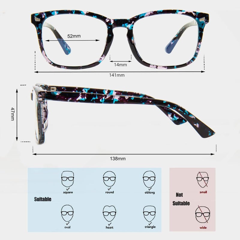 MAXJULI Blue Light Blocking Glasses,Computer Reading/Gaming/TV/Phones Glasses for Women Men(Green-Black Tortoise) - Image 3