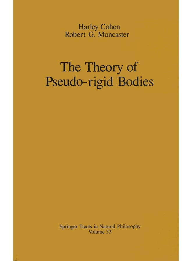 The Theory of Pseudo-rigid Bodies 