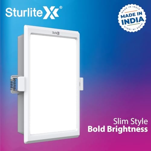 Sturlite Dex 22W Square LED Downlight| Cool White Color Temperature| 2200 Lumens with CRI Tech for Various Ceiling Types and Rooms - (Pack of 1) - Image 3
