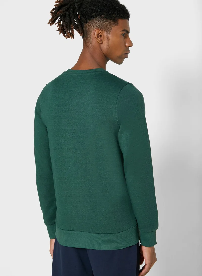 JACK & JONES Logo Slim Fit Sweatshirt