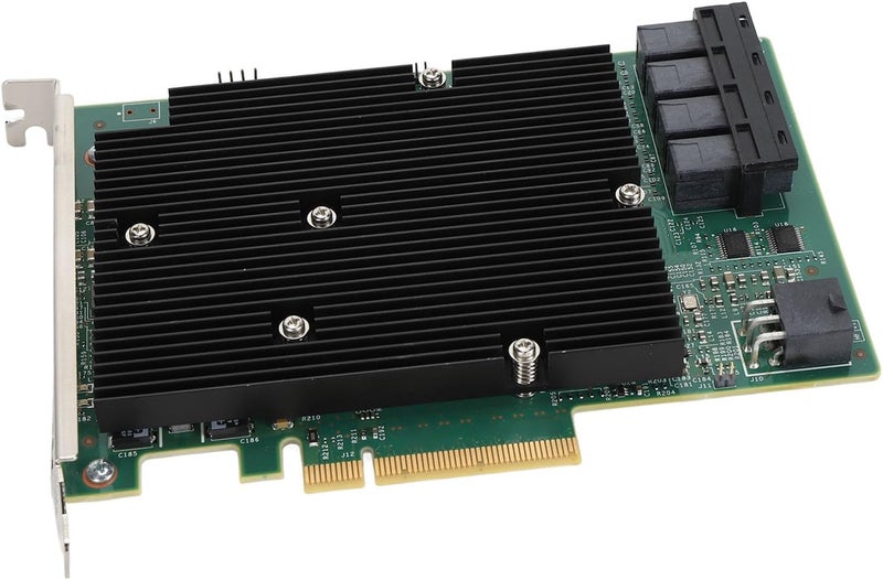 LSI SAS 9300 16I HBA 16-Port 12GB/s SATA PCIe 3.0 SAS Controller Expansion Card for Linux VMware Freebsd, with SATA 1024 No Raid Devices - Image 1