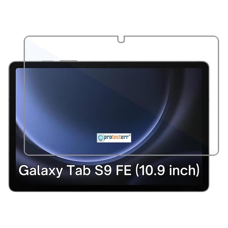 PROTECTERR 1 Pack | Screen Protector Guard for Samsung Galaxy Tab S9 FE 10.9 inch - Ultra-Thin, HD Clear, 9H Hardness, Anti-Scratch, Bubble Free Installation (Not Tempered Glass) - Image 1