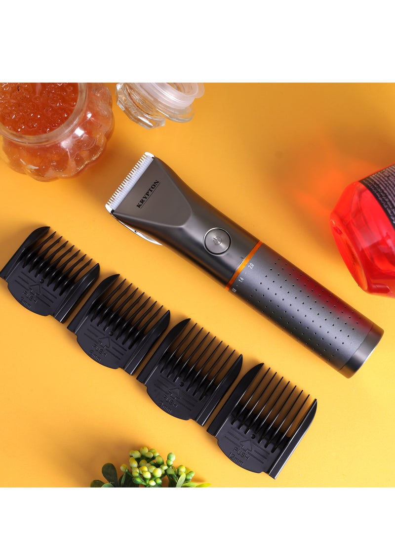 KRYPTON Rechargeable Hair Clipper, Ceramic Titanium Blade, KNTR542 multicolour - Image 2