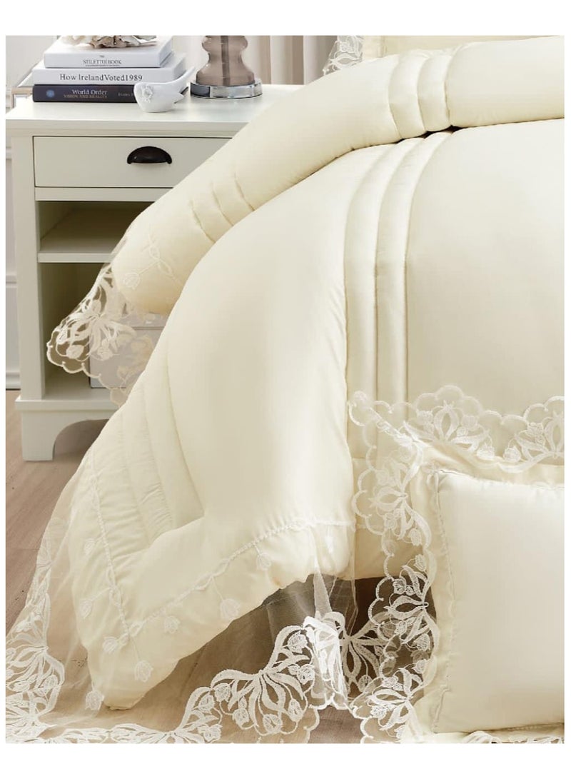 برايدس مفرش عرايس نفرين طقم مناسبات نظام 8 قطع لحاف مقاس 240×260سم/سكري - Image 2