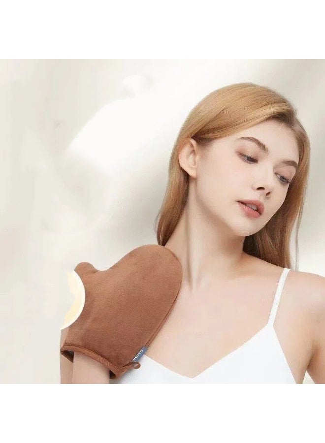 Dual Size Silicone Body Lotion Applicator Gloves - Soft Waterproof Oil-Proof Massage Mitt, Suncreen Face Body Rub Tool, Reusable Non-Irritating Skincare Gloves (Large + Small) - Image 5