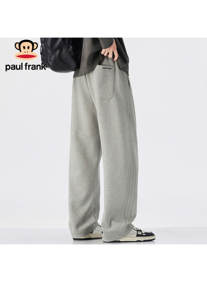 Paul Frank Men's Casual Winter Loose Drawstring Sweatpants Oatmeal 36 - Image 4