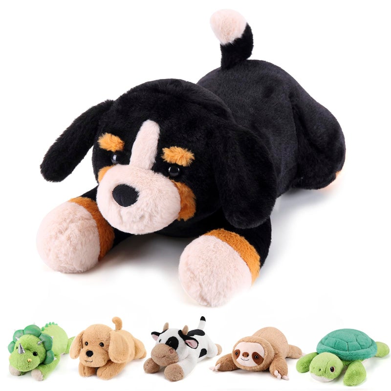 gnomantic Bernese Mountain Dog Weighted Stuffed Animals 22 Inch 45 Pounds Weighted Plushies Dog Stuffed Animal Big Plush Pillow Cute Plush Toy Gifts for Kids Adults 22 45 lbs - Image 3