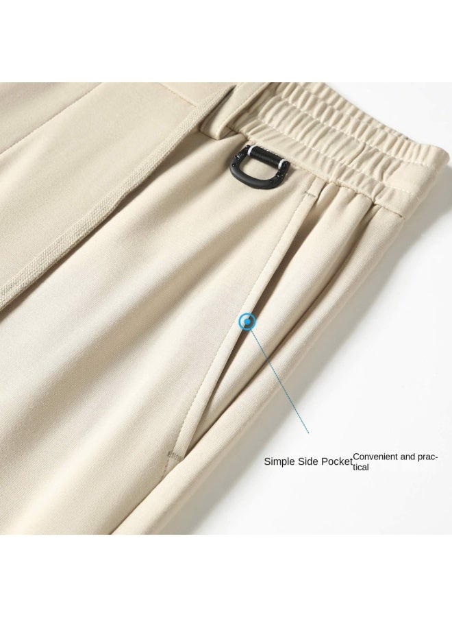 FOLUNSI Contains Mulberry Silk】2025 Spring New Men's Casual Pants - Versatile Comfortable Straight-leg Office Trousers - Image 5