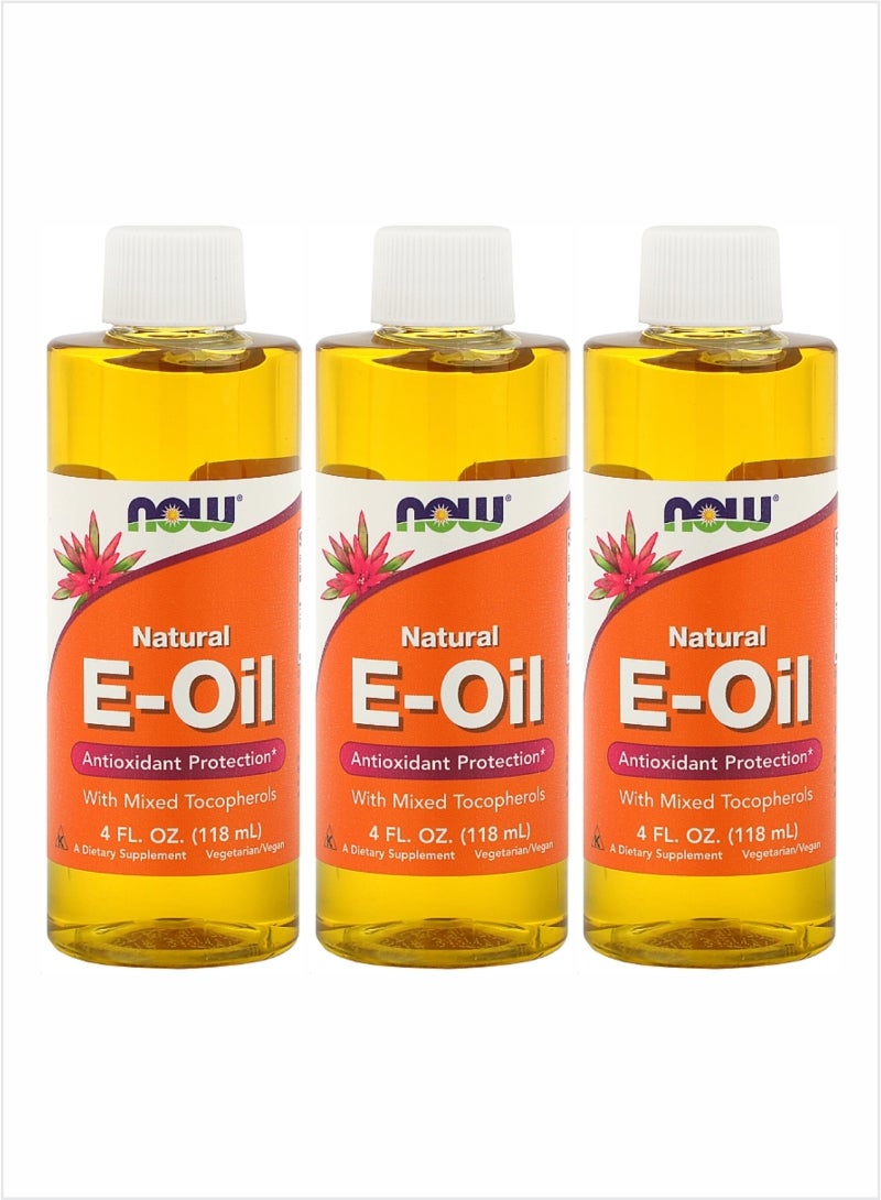 Now Essential Oils 100% Pure Natural Vitamin E Oil – 118ml (Pack of 3)