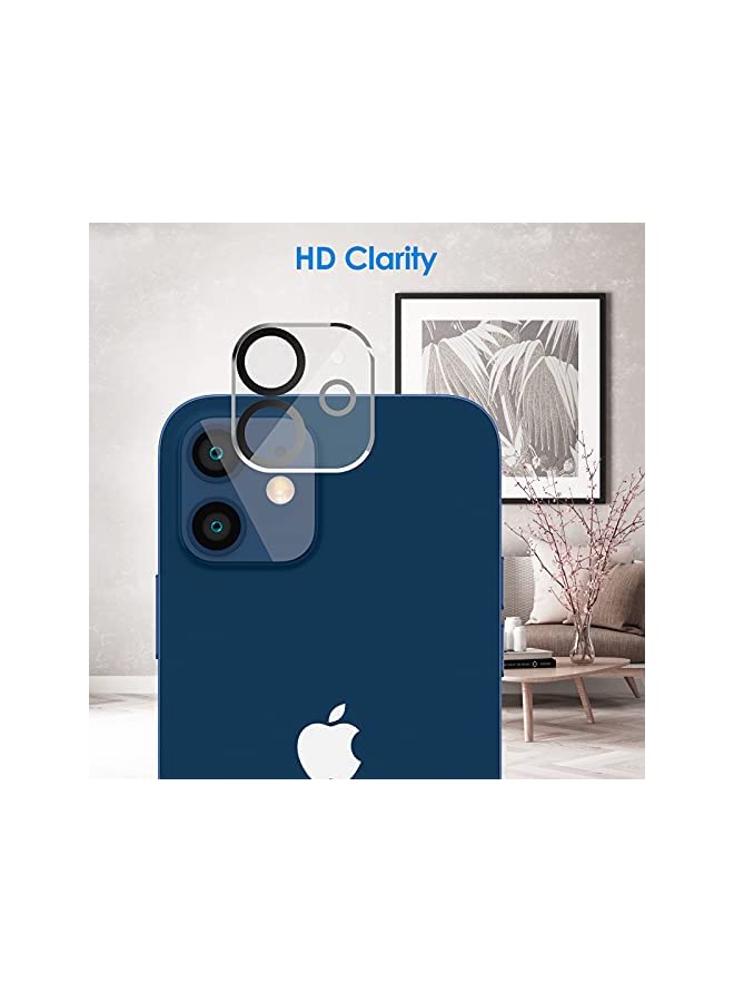 Jetech Privacy Screen Protector for iPhone 12 6.1-Inch with Camera Lens Protector (Not for iPhone 12 Pro), Anti Spy Tempered Glass Film, 2-Pack Each - Image 3