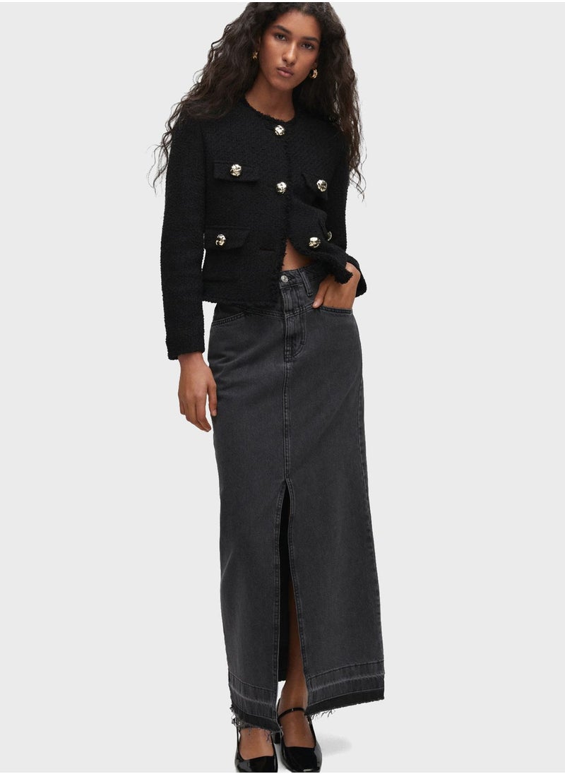 MANGO - Button Detail Jacket - Image 1
