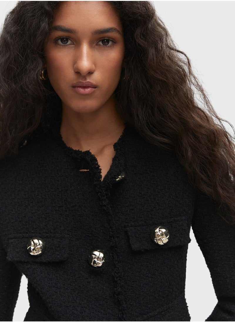 MANGO - Button Detail Jacket - Image 1