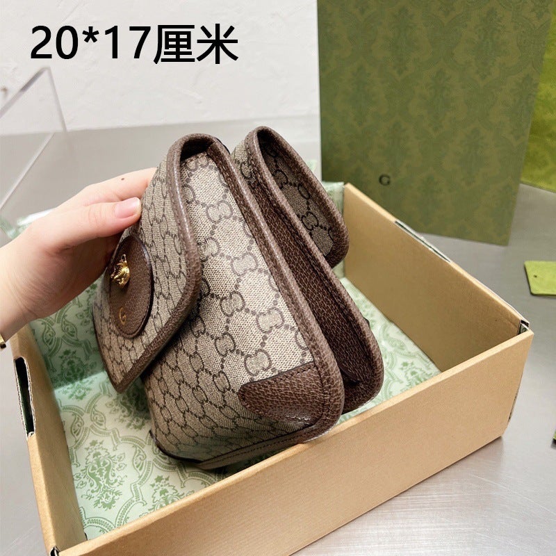 High Texture Xiao Zhan Same Style Bag New 2022 Bag Womens Mens Crossbody Bag Tiger Head Waist Bag Chest Bag Saddle BagTop plate double large G tiger head double bread Top plate double large G tiger head double bread