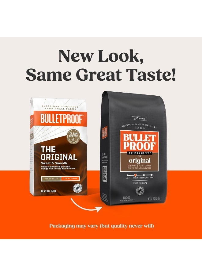 Bulletproof Bulletproof The Original Premium Gourmet Medium Roast Organic Beans Ground Coffee - Image 2