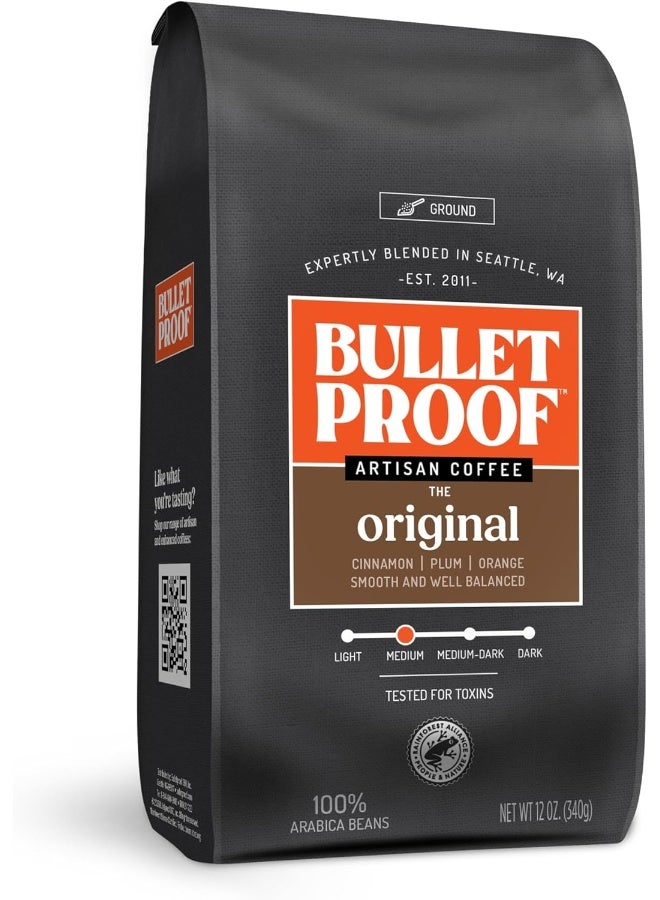 Bulletproof Bulletproof The Original Premium Gourmet Medium Roast Organic Beans Ground Coffee - Image 1